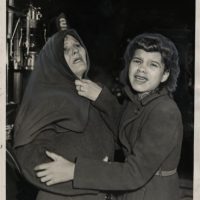 Weegee, But Their Faces Show Their Fear, December 15, 1939, silver gelatin print on glossy fibre paper, printed by December 19, 1939, © Weegee / International Center of Photography, Courtesy: Daniel Blau