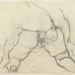 George Grosz, "Liebespaar", 1927/28, graphite on paper, 59,2 x 46,1 cm, © George Grosz, courtesy Daniel Blau