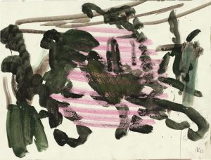 Per Kirkeby, "n.t.", 1981 pastel, gouache on paper 29,9 x 39,5 cm, © Per Kirkeby