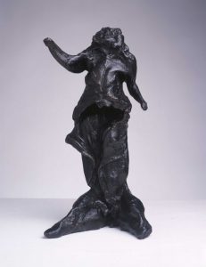 Marc Quinn, "Right-handed Figure (Rabbit)", 2003, black patinated bronze, 4/5 38 x 20 x 10 cm, ©Quinn; Courtesy: Daniel Blau, Munich
