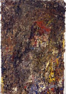 Eugène Leroy, "Euchrid", c. 1995, oil on canvas, 74 x 50 cm, © Eugène Leroy