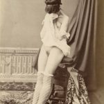 Anonymous, Female Nude, Paris, ca. 1880, Albumen print from a glass negative, unmounted, 136 x 98mm, ©Courtesy Adnan Sezer & Daniel Blau
