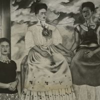Frida Kahlo and 'Las Dos Kahlos', © courtesy Daniel Blau, Munich