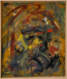 Karl-Heinz Schwind, n.t., 1985/86, oil and tinting paint on canvas, 80x68,5 cm ©Karl-Heinz Schwind, courtesy Daniel Blau, Munich
