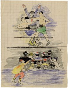 Fernand Guerle, "n.t. (Boxing-Game)”, 1937, © Fernand Guerle, courtesy Daniel Blau Munich