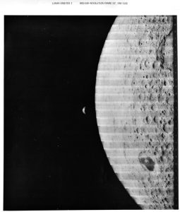 Nasa Orbiter I, "Second View of the Earth", August 25, 1966, ©NASA, courtesy Daniel Blau, Munich