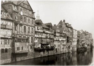 Georg Koppmann (1842-1909), Hamburg. Mührenfleth, von der Brooksbrücke aus gesehen, 1884, © Daniel Blau, Munich