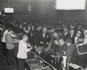 Weegee, “At the Opening of Metropolitan“, November 22, 1943
