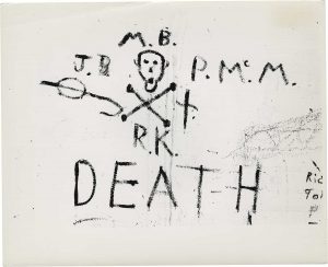 Edward Wallowitch, “n.T. (J.B., M.B., P.McM., RK, Death)“, 1961