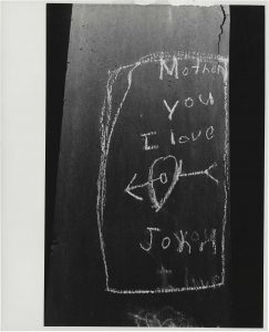 Edward Wallowitch, “n.T. (Mother you I Love)“, 1962