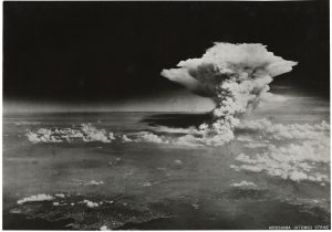 “Hiroshima (Atomic) Strike”, August 6, 1945, silver gelatin print on glossy fibre paper, printed by June 3, 1946, 29,1 x 41,3 cm
