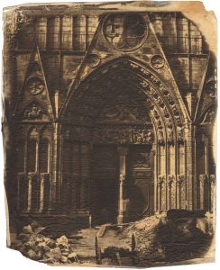 Louis Alphonse Poitevin (1819-1882) "Notre-Dame de Paris: Saint Étienne During Restauration", 1855 - c. 1860 pigment process with dichromated albumen or gelatin 27,0 x 21,5 cm