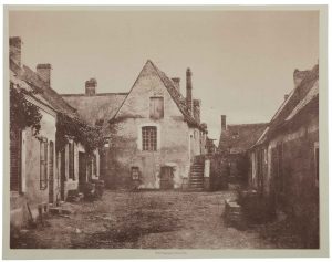 Louis Alphonse Poitevin (1819-1882) "View of Poitevin's House (Bourg de Conflans-sur-Anille)", 1856 - 1857 photolithograph 26,7 (35,2) x 34,2 (45,2) cm