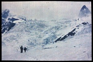 Unidentified Photographer, "Tschierva Glacier (Switherland)", 1915, autochrome, 8,9 x 11,9 cm, © Unidentified Photographer, courtesy Daniel Blau, Munich