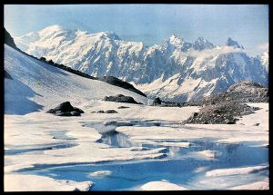 Unidentified Photographer, "Mont Blanc", n.d., Lumière autochrome, 12,9 x 17,9 cm, © Unidentified Photographer, courtesy Daniel Blau, Munich