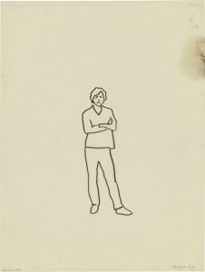 Matt Mullican, "n.t.", 1975, black technical pen on paper, 30,4 x 22,9 cm, © Matt Mullican, courtesy Daniel Blau, Munich