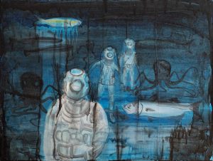 Dan McCarthy (*1962), "Sea Floor", 2006, oil on canvas, 45,8 x 61 cm