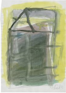 Karl-Heinz Schwind, "n.t.", 1990, watercolor and pencil on paper, 29,5 x 21 cm, © Karl-Heinz Schwind, courtesy Daniel Blau, Munich