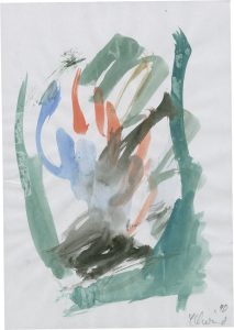 Karl-Heinz Schwind, "n.t.", 1990, watercolor on paper, 29,7 x 21 cm, © Karl-Heinz Schwind, courtesy Daniel Blau, Munich