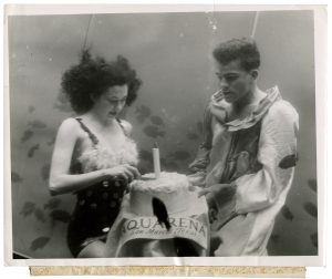Unidentified Photographer, "Aquaversary", c. 1955, silver gelatin print on glossy fibre paper, printed by March 17, 1955, © Unidentified Photographer, courtesy Daniel Blau, Munich