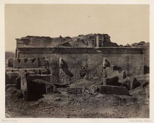 Maxime Du Camp (1822-1894), "Haute Égypte. Pl. 18: Grand Temple d Denderah. Facade Postérieure", 1850,