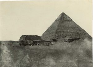 Maxime Du Camp (1822-1894), "Nr. 10: Pyramide de Chéphren", 1850,