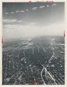 Unidentified Photographer, "Areal View of Manhattan New York", 1946