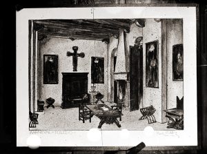 Unidentified Photographer, "n.t. (Scene Sketches by Kurt Richter for "Karneval in Toledo" possibly renamed to "Der Stier von Olivera"), 1921