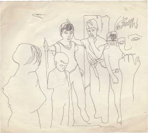 Andy Warhol (1928-1987), "n.t. (Group of Children)", c. 1957