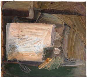 Evert Lundquist (1900 - 1979), "The Cow-House Interior (Interiör från bondgården)", 1958