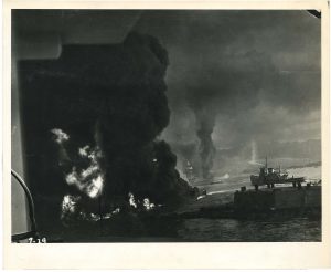 Unidentified U.S. Navy Photographer, "Pearl Harbor, USS Oklahoma", December 7, 1941