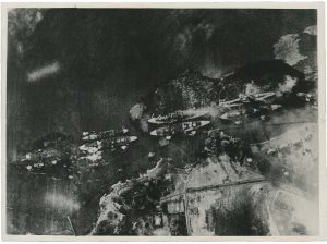 Unidentified Japanese Photographer, "Pearl Harbor, Attack Photographed from Japanese Bomber", December 7, 1941