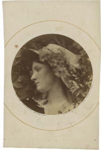 Julia Margaret Cameron (1815 - 1979) "Farewell, study of Mary Ryan ", 1864