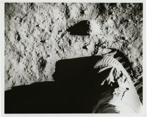 NASA · Apollo XI · Neil Armstrong, "Buzz Aldrin's Footprint in Lunar Soil ", July 20, 1969