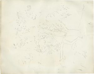 Andy Warhol (1928-1987), "n.t. (Girl Swinging in Tree)", c. 1955