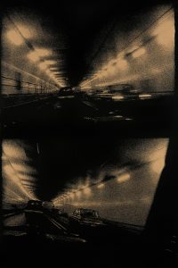 Daido Moriyama, “n.t. (From 71NY)“, 1971/2023, unique synthetic polymer on canva